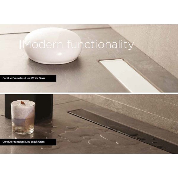 Rigola-dus-Pestan-Confluo-Premium-300-Negru-Alb-General-Instal-instalatii-termice-sanitare