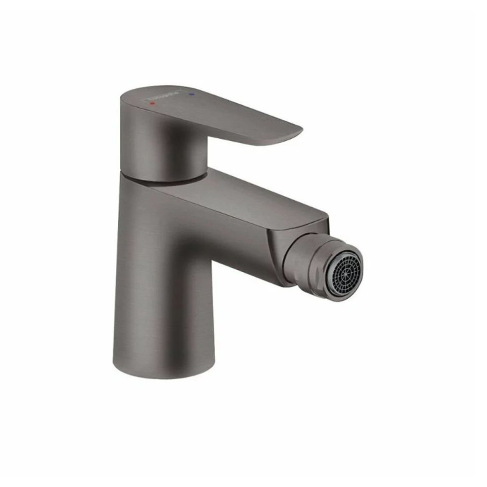 Baterie bideu Hansgrohe Talis E negru crom