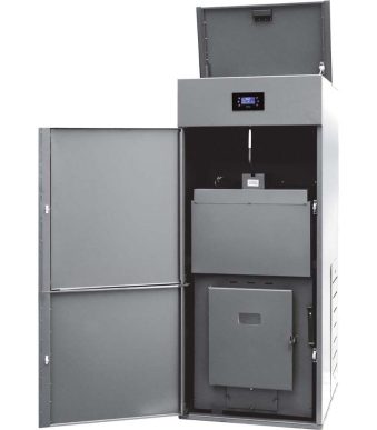 Cazan peleti Ferroli Biopellet PRO 30 deschis General Instal Magazin Instalatii Termice Sanitare